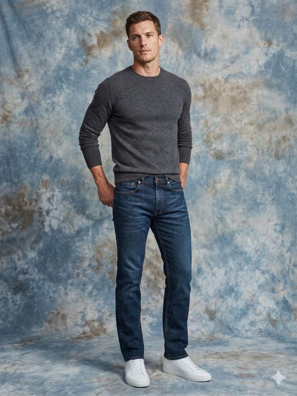 Levi's Men's 505 Straight Jeans in Dark Indigo 34/32